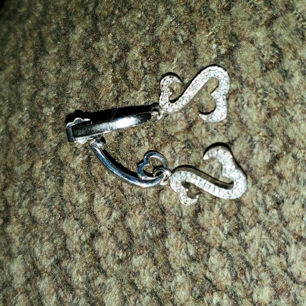 Jane seymour open heart earrings